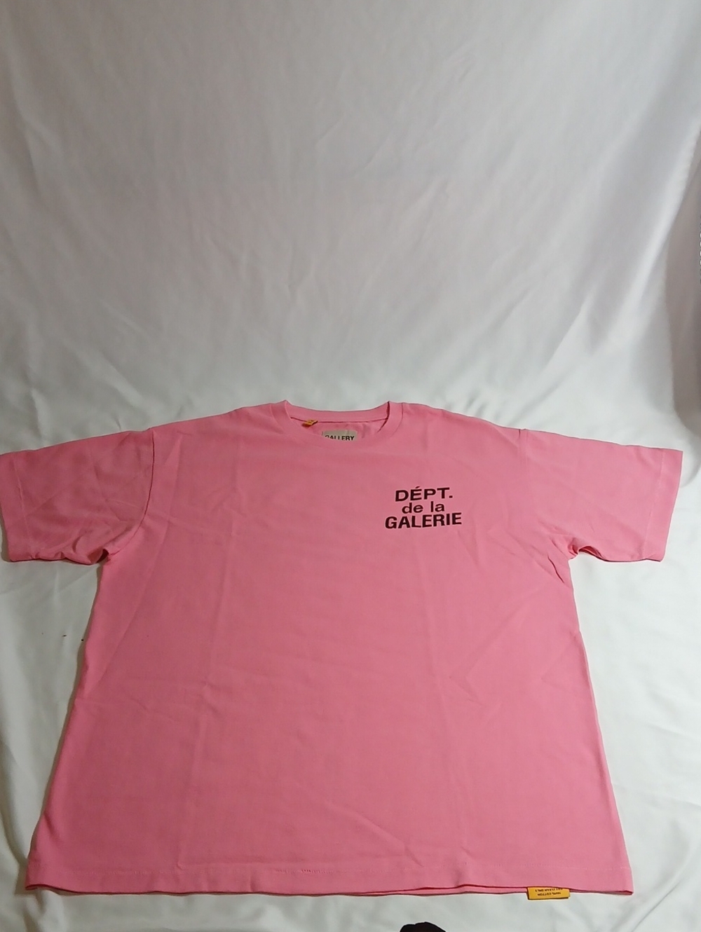 Gallery Dept Pink Logo Short Sleeve Tee